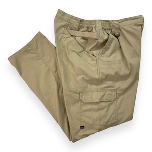 5.11 TacLite Pro Cargo Rip Stop Khaki Tan Pants Actual 38x35 Reinforced 511 VGC